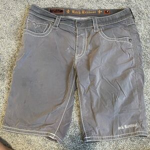 Rock Revival Gray Men's Casual Shorts